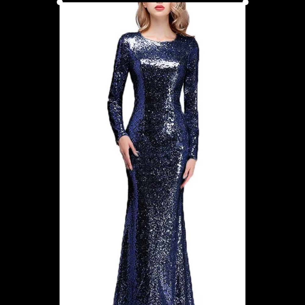 Bridesmaid Sequins Dress